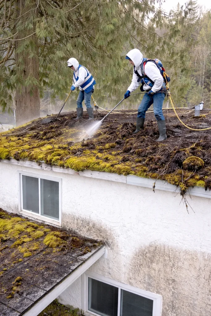 Roof Moss Removal